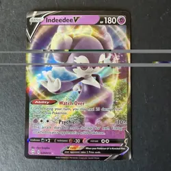 Pokemon Indeedee V Full Art Ultra Rare Holo 039/072 Shining Fates - Image 1