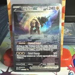 Pokemon Ting-Lu EX Paldea Evolved 263/193 Illustration Rare Holo English - Image 1