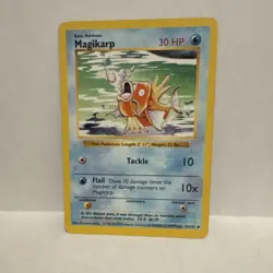 Pokemon Magikarp 30 HP 35/102 Base Set Shadowless - Image 1