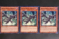 Black Metal Dragon x3 CORE-EN022 Common 1st Edition LP Yu-Gi-Oh Cards Playset - Image 1