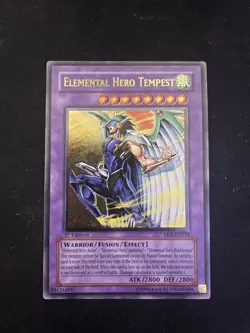 Elemental Hero Tempest EEN-EN034 Ultimate Rare 1st Edition LP YU-GI-OH - Image 1