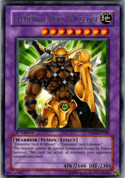 Elemental Hero Wildedge - Yugioh ! - First Edition - DP03-EN010 - LP - Image 1