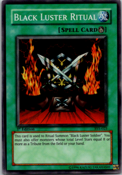 Yugioh Black Luster Ritual - SYE-025 - 1st Ed. Super Rare - LP - Image 1