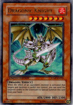 Yugioh Dragonic Knight - JUMP-EN026 - Limited Ultra Rare - LP - Image 1