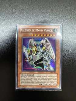 Yu-Gi-Oh Valkyrion the Magna Warrior SDD-001 Parallel Secret Rare NM - Image 1