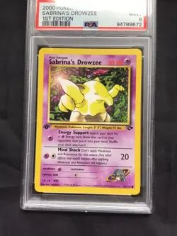 Pokemon: Gym Challenge 1st Edition Common: Sabrina's Drowzee 95/132 PSA 9 - Image 2
