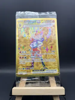 Pokemon TCG Cinderace EX SVP 163 Black Star Promo Card New Sealed - Image 1