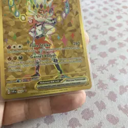 Pokemon TCG Cinderace ex 163 Black Star Promo NM Near Mint Gold - Image 3