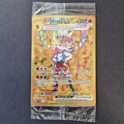Cinderace ex SVP 163 - Black Star Promo *Sealed* Pokemon TCG Stellar Crown Gold - Image 1