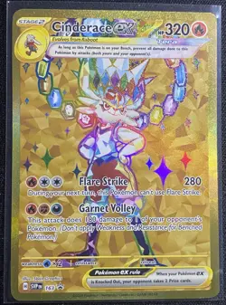 Pokemon TCG Full Art Black Star Promo Cinderace EX SVPen 163 NM Near Mint 🔥✨🏆 - Image 2
