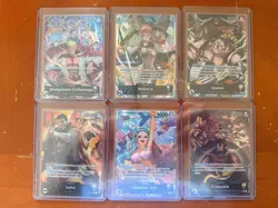 One piece TCG OP04 Leader Bundle ( All 6 ) - Image 1