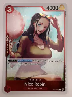 Nico Robin ST21-010 | One Piece TCG: EX Gear 5 English — Foil NM - Image 3