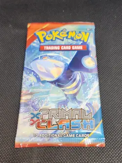 ONE Pokemon TCG XY Primal Clash Booster Pack 10 Card - Groudon Artwork - Sealed - Image 2