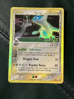 Pokemon Latios Reverse Holo Rare 9/113 - 2005 EX Delta Species MP - Image 1