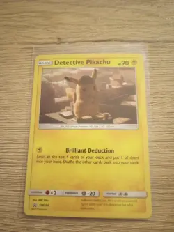 Detective Pikachu - LP SM194 Sun Moon Black Star Holo Promo NM Pokemon TCG 2019 - Image 1