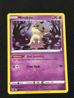 Pokemon TCG Mimikyu Pokemon Promos 081/189 Holo Promo Promo LP/NM - Image 1