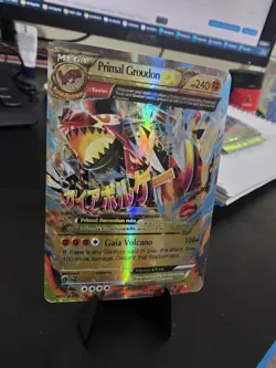 Primal Groudon EX 86/160 - Pokemon TCG Primal Clash XY Fan Art Holographic Card - Image 2