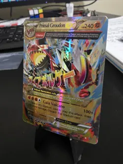 Primal Groudon EX 86/160 - Pokemon TCG Primal Clash XY Fan Art Holographic Card - Image 3