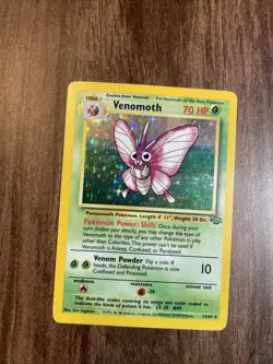 Pokemon TCG Venomoth Jungle Card 29/64 Unlimited Rare, LP Condition - Image 1