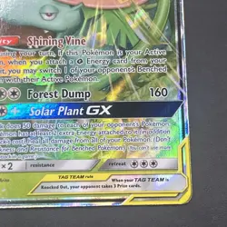 Venusaur & Snivy GX 1/236 Tag Team Ultra Rare Holo Cosmic Eclipse - Pokemon TCG - Image 4