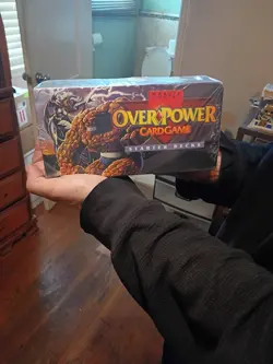 Fleer MARVEL OVERPOWER 12 Starter Decks Factory Sealed 1995 Trading Card Game - Image 1