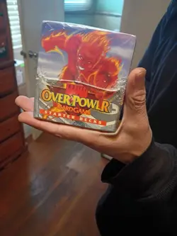 Fleer MARVEL OVERPOWER 12 Starter Decks Factory Sealed 1995 Trading Card Game - Image 2