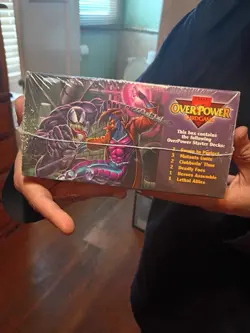 Fleer MARVEL OVERPOWER 12 Starter Decks Factory Sealed 1995 Trading Card Game - Image 3