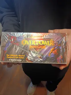 Fleer MARVEL OVERPOWER 12 Starter Decks Factory Sealed 1995 Trading Card Game - Image 5