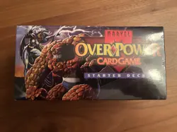 SEALED NEW 1995 Fleer MARVEL OVERPOWER 12 Starter Decks Trading Card Game (TCG) - Image 3