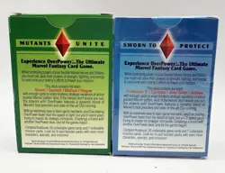 1995 Marvel OverPower Card Game Sworn To Protect, Mutants Unite Starter Deck NEW - Image 2