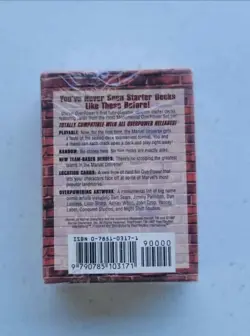 Marvel OverPower Monumental Card Game New Starter Deck Sealed Fleer - Image 3