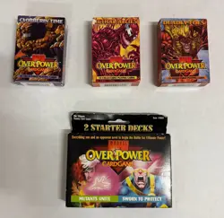 Overpower Card Game Starter Deck lot Mutants Unite Marvel - Image 1