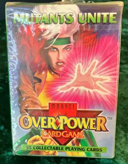 Marvel Comics Mutants Unite OverPower Card Game Starter Deck *New & Sealed* 1995 - Image 1