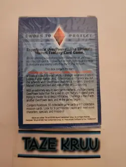 MARVEL OVERPOWER Card Game - SWORN TO PROTECT Starter Deck SEALED 55 Cards CCG - Image 2