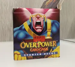 OPEN BOX 1995 Fleer MARVEL OVERPOWER 11 SEALED Starter Decks Trading Card Game - Image 5