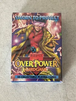 1995 Marvel Comics OverPower Card Game Sworn To Protect Starter Deck Sealed - Image 1