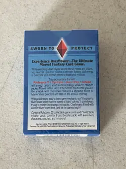 1995 Marvel Comics OverPower Card Game Sworn To Protect Starter Deck Sealed - Image 2