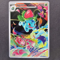 Ivysaur 134/132 - Mega Evolution Base Set Illustration Rare Pokemon TCG English - Image 1