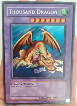 Thousand Dragon MRD-143 Secret Rare Unlimited Edition Metal Raiders LP Yugioh - Image 1