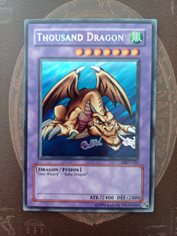 Thousand Dragon MRD-143 Secret Rare Unlimited Edition Metal Raiders LP Yugioh - Image 4