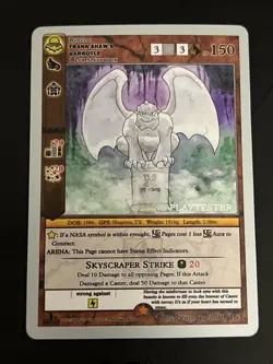 Metazoo Playtester Frank Shaw’s Gargoyle Nightfall Non Holo 9/163 NM - Image 1