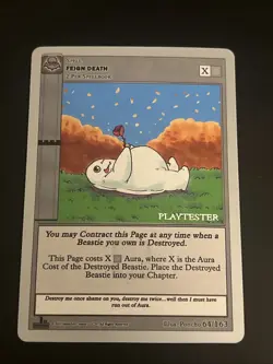 Metazoo Playtester Feign Death Nightfall Non Holo 64/163 NM - Image 1