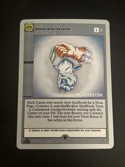 Metazoo Playtester Borne From The Earth Nightfall Non Holo 22/163 NM - Image 1