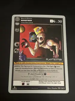 Metazoo Playtester Boogeyman Nightfall Non Holo 38/163 NM - Image 1