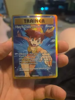 Pokemon TCG Misty's Determination (Full Art) 108/108 Evolutions Holo - Image 1