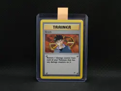 👾 BROCK Rare Trainer Card | 2000 Pokemon Gym Heroes #98 | Great Condition! - Image 3