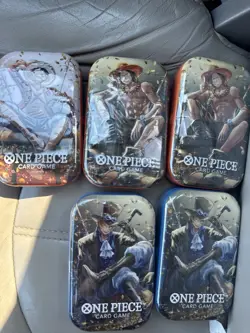Bandai One Piece Card Game Tins Vol.2 OP-13 - Sealed Lot of 5 - Image 1