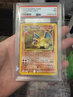 Pokemon Card Charizard Base Set 2 Holo Rare PSA 7 - Image 4