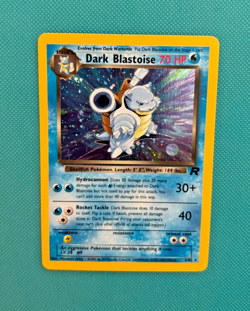 Dark Blastoise 3/82 Team Rocket Holo Near Mint Condition Pokemon Card - Image 1