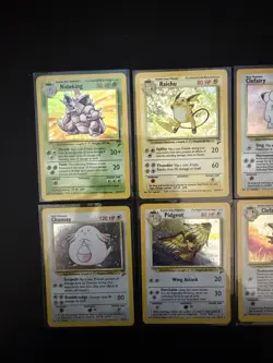 Pokemon TCG Card Lot Vintage Holos English Base Set 2 MP - Image 2